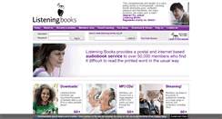 Desktop Screenshot of listening-books.org.uk